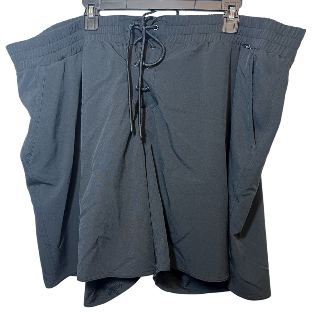 TomboyX 4XL Black Rainbow Drawstring Swim Trunks - Picture 2 of 11